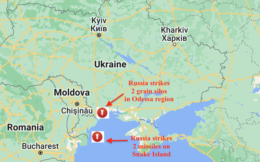 ODA Market Alert: Russia 🇷🇺 strikes new missiles on Odessa and Snake Island 🇺🇦.