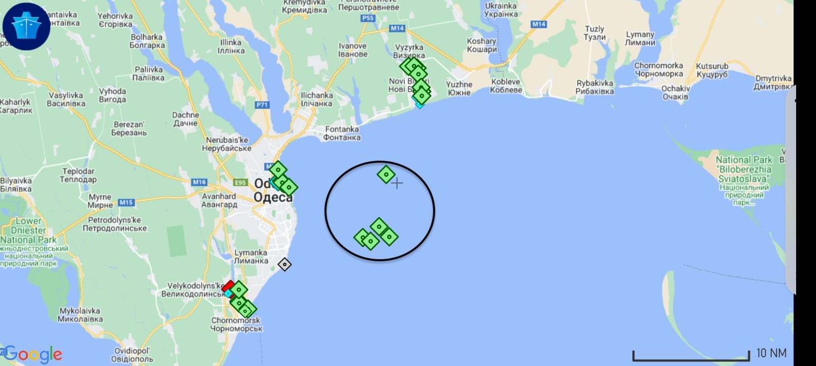 ODA Market Alert: Odesa 🇺🇦 port not operating today.