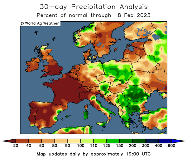 ODA Market Alert: Western Europe 🇪🇺🇬🇧 is already very dry!